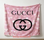 Chanel Pink Diamond Flannel Throw Blanket IMG_7061